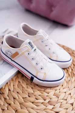 Online Big Star Shoes Dziecięce Trampki Big Star Białe DD374130