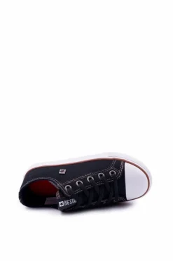 Big Star Shoes Chłopięce|Dziewczęce*Dziecięce Trampki Big Star Czarne DD374090