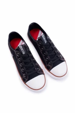 Big Star Shoes Chłopięce|Dziewczęce*Dziecięce Trampki Big Star Czarne DD374090