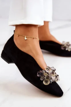 Boto Półbuty Skórzane*Eleganckie Zamszowe Półbuty Z Ozdobą Czarne McQueen