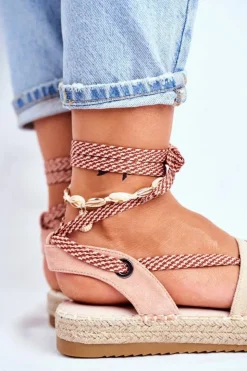 Boto Czarne Espadryle*Espadryle Damskie Na Platformie Lniane Beżowe Monacoz