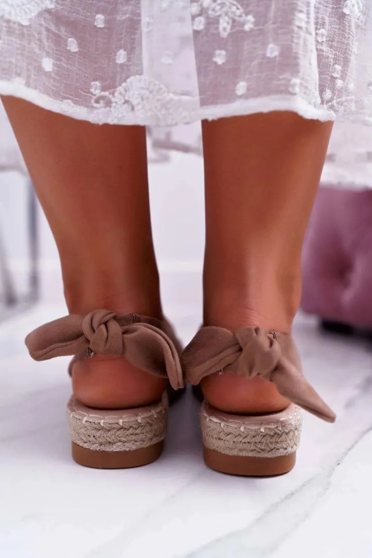 Damskie Boto Espadryle Damskie Tenisówki Khaki Moriente