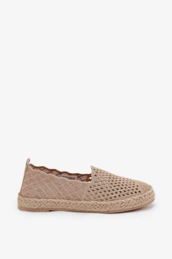Buty damskie Vinceza Espadryle Damskie Z Plecionką Vinceza 13625 Beżowe Beżowy