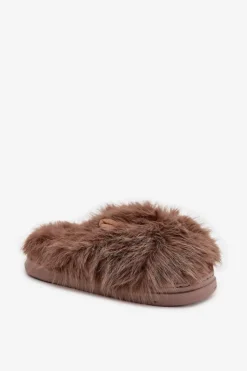 Online Boto Futrzane Kapice Damskie Kapibary Brązowe Pravelle