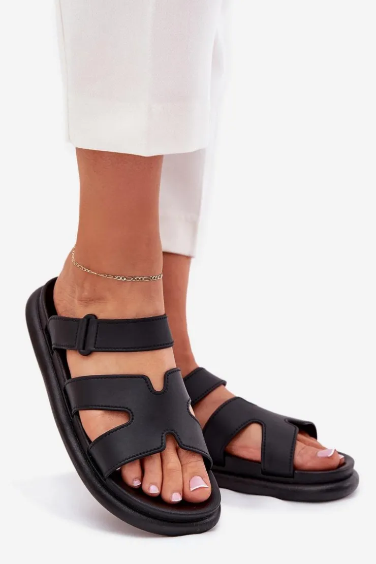 Boto Klapki Na Platformie|Klapki Damskie Klasyczne*Gumowe Klapki Damskie Z Paskiem Czarne Tavirae