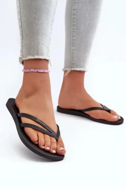 Discount Ipanema Gumowe Klapki Japonki Damskie 82067 Bossa Fem Czarne