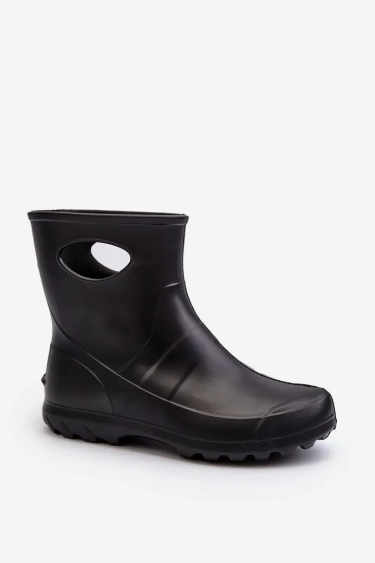 Boto Kalosze Damskie*Kalosze Damskie Wodoszczelne LEMIGO GARDEN 752 Czarne
