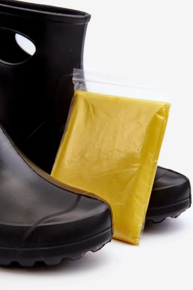 Boto Kalosze Damskie*Kalosze Damskie Wodoszczelne LEMIGO GARDEN 752 Czarne