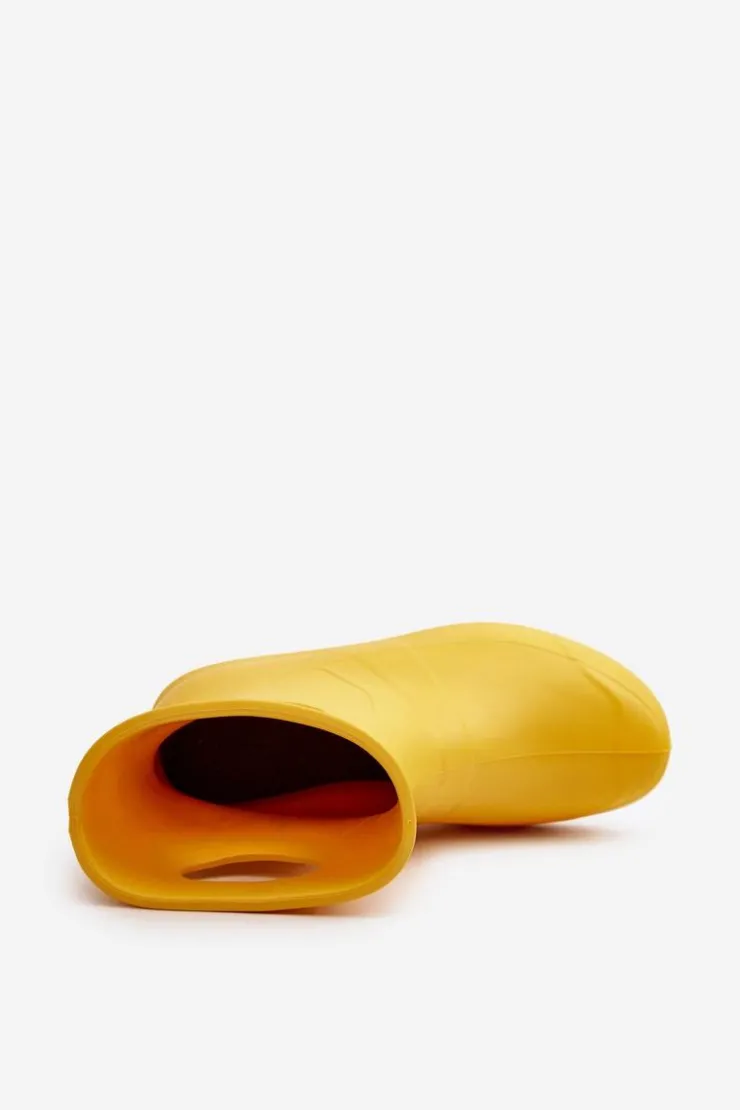 Damskie Boto Kalosze Damskie Wodoszczelne LEMIGO GARDEN 752 Żółte