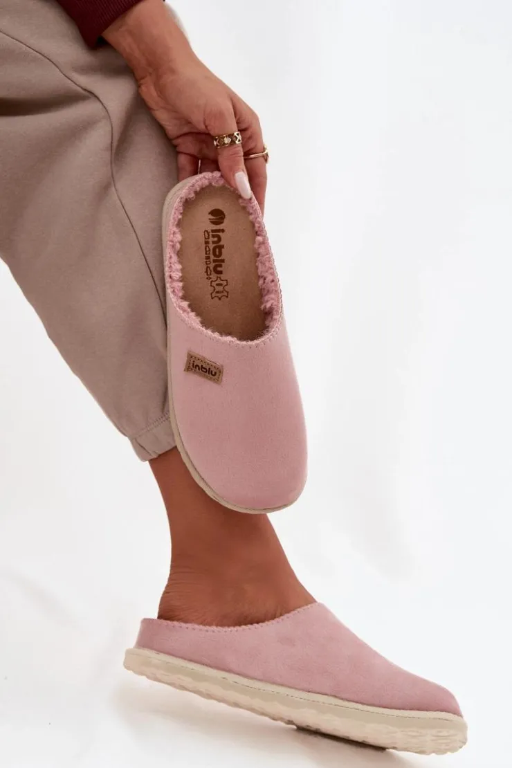 Damskie INBLU Kapcie Damskie Obuwie Domowe CS000045 Różowe