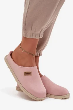 Damskie INBLU Kapcie Damskie Obuwie Domowe CS000045 Różowe