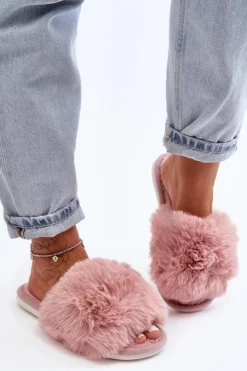 Boto Kapcie Klasyczne|Klapki Damskie Klasyczne*Kapcie Damskie Z Futerkiem Różowe Vienitta
