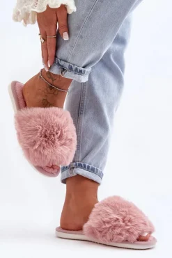 Boto Kapcie Klasyczne|Klapki Damskie Klasyczne*Kapcie Damskie Z Futerkiem Różowe Vienitta