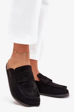 Boto Klapki Korkowe|Klapki Na Platformie*Klapki Chodaki Damskie Na Korkowej Platformie Czarne Nivalia Czarny