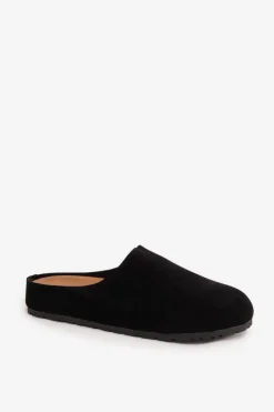 Damskie Boto Klapki Chodaki Damskie Na Platformie Czarne Sylviane