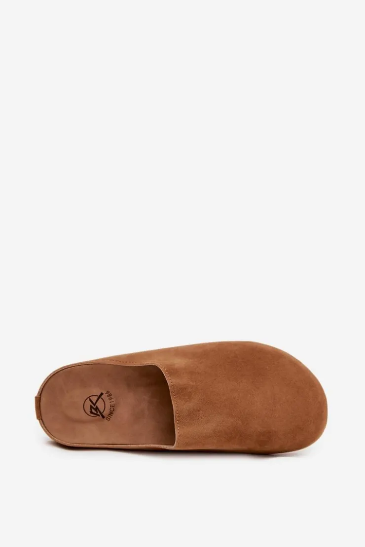 Discount Boto Klapki Chodaki Damskie Na Platformie Camel Sylviane Brązowy