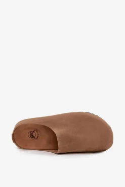 Boto Kapcie Klasyczne|Klapki Korkowe*Klapki Chodaki Damskie Na Platformie Ciemnobeżowe Sylviane Beżowy