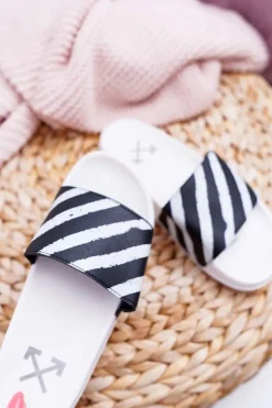 Boto Klapki Damskie Klasyczne*Klapki Damskie Białe Aynna