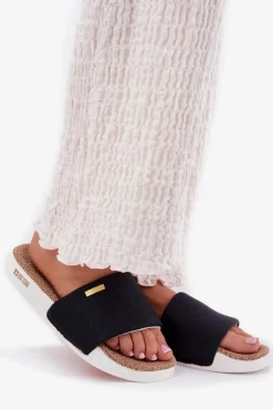 Best Big Star Shoes Klapki Damskie Big Star RR274A108 Czarne Czarny