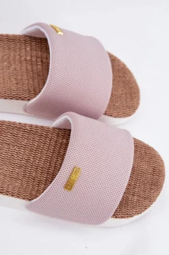 Damskie Big Star Shoes Klapki Damskie Big Star RR274A105 Jasnoróżowe