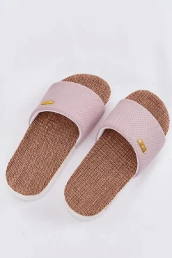 Damskie Big Star Shoes Klapki Damskie Big Star RR274A105 Jasnoróżowe