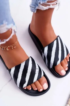 Boto Klapki Damskie Klasyczne*Klapki Damskie Czarne Aynna