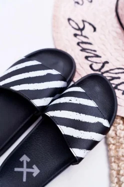 Boto Klapki Damskie Klasyczne*Klapki Damskie Czarne Aynna