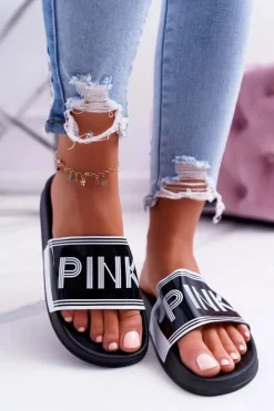 Boto Klapki Damskie Klasyczne*Klapki Damskie Czarne Vrita