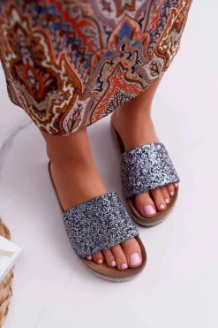 Damskie Damskie buty S.Barski Klapki Damskie Eleganckie Gruba Podeszwa Jersey