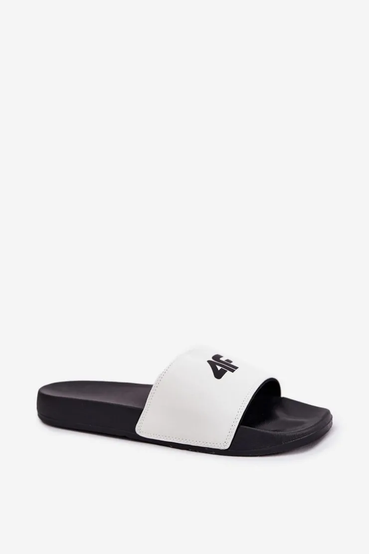 Damskie 4F Klapki Damskie RMM00FSLIF010-10S Białe