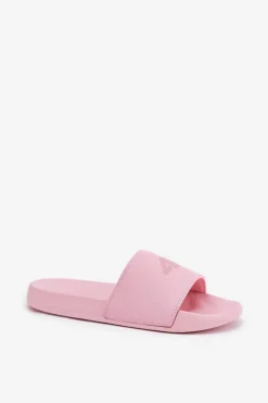 Outlet 4F Klapki Damskie RMM00FSLIF010-56S Różowe Różowy