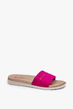 New INBLU Klapki Damskie SF000003 Fuksja Różowy