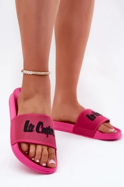Outlet Lee Cooper Klapki Damskie LCW-25-07-3521L Fuksja Różowy