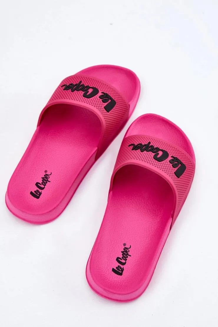 Outlet Lee Cooper Klapki Damskie LCW-25-07-3521L Fuksja Różowy