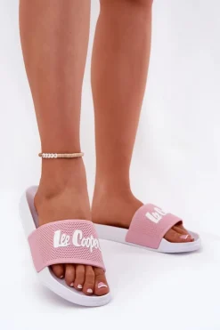 Lee Cooper Klapki Basenowe|Klapki Damskie Klasyczne*Klapki Damskie LCW-25-07-3520L Jasnoróżowe