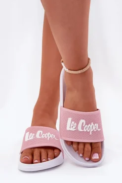 Lee Cooper Klapki Basenowe|Klapki Damskie Klasyczne*Klapki Damskie LCW-25-07-3520L Jasnoróżowe