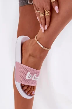 Lee Cooper Klapki Basenowe|Klapki Damskie Klasyczne*Klapki Damskie LCW-25-07-3520L Jasnoróżowe