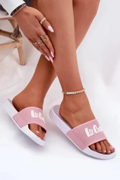 Lee Cooper Klapki Basenowe|Klapki Damskie Klasyczne*Klapki Damskie LCW-25-07-3520L Jasnoróżowe