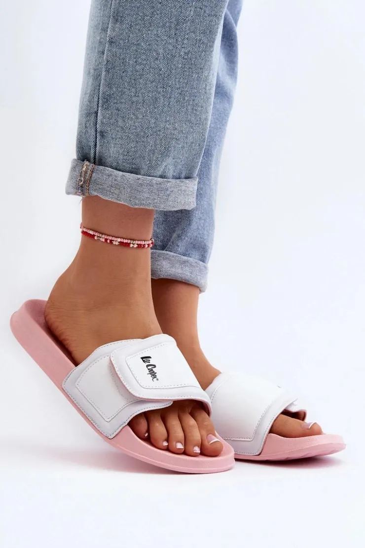 New Lee Cooper Klapki Damskie LCW-24-42-2491L Różowe