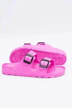 Online Boto Klapki Damskie Lekkie Ogrodowe Różowe