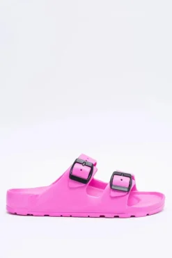 Online Boto Klapki Damskie Lekkie Ogrodowe Różowe