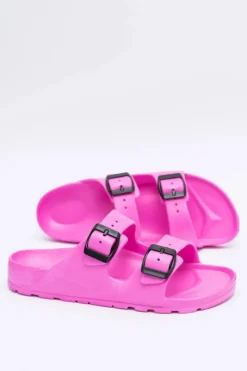 Online Boto Klapki Damskie Lekkie Ogrodowe Różowe