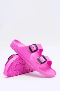 Online Boto Klapki Damskie Lekkie Ogrodowe Różowe