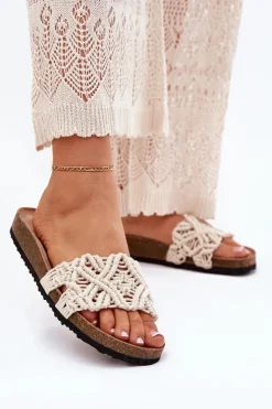 Boto Klapki Korkowe|Klapki Damskie Klasyczne*Klapki Damskie Na Korkowej Platformie Beżowe Timaxrre