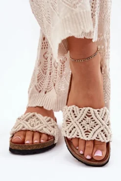 Boto Klapki Korkowe|Klapki Damskie Klasyczne*Klapki Damskie Na Korkowej Platformie Beżowe Timaxrre