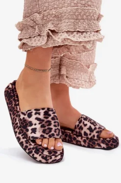 Boto Klapki Na Platformie|Klapki Damskie Klasyczne*Klapki Damskie Na Platformie Panterka Dovasse