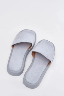 Damskie Boto Klapki Damskie Na Platformie Z Eko Zamszu Jasnoe Jorina