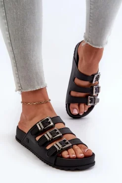 Outlet ZAXY Klapki Damskie Pachnące NN2850099 Czarne