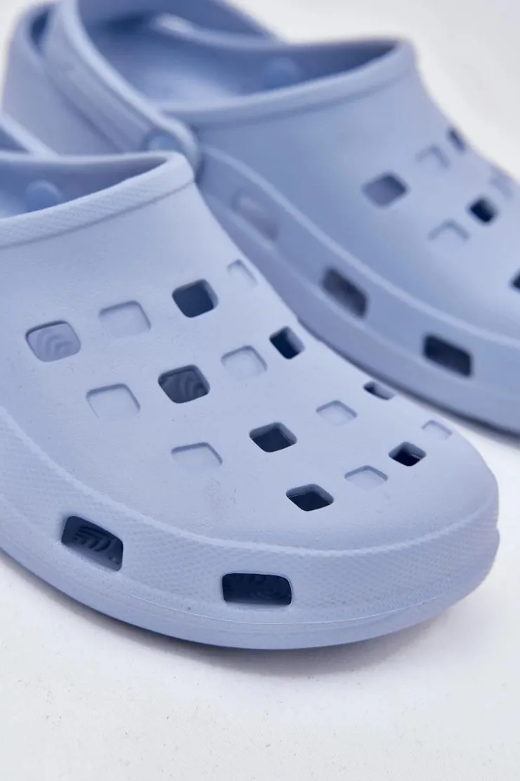 Boto Klapki Basenowe|Klapki Damskie Klasyczne*Klapki Damskie Piankowe LEMIGO 806 e Niebieski