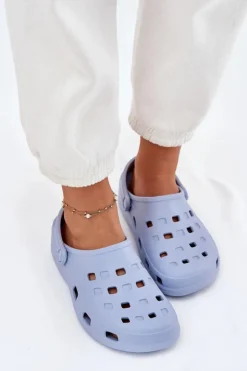 Boto Klapki Basenowe|Klapki Damskie Klasyczne*Klapki Damskie Piankowe LEMIGO 806 e Niebieski